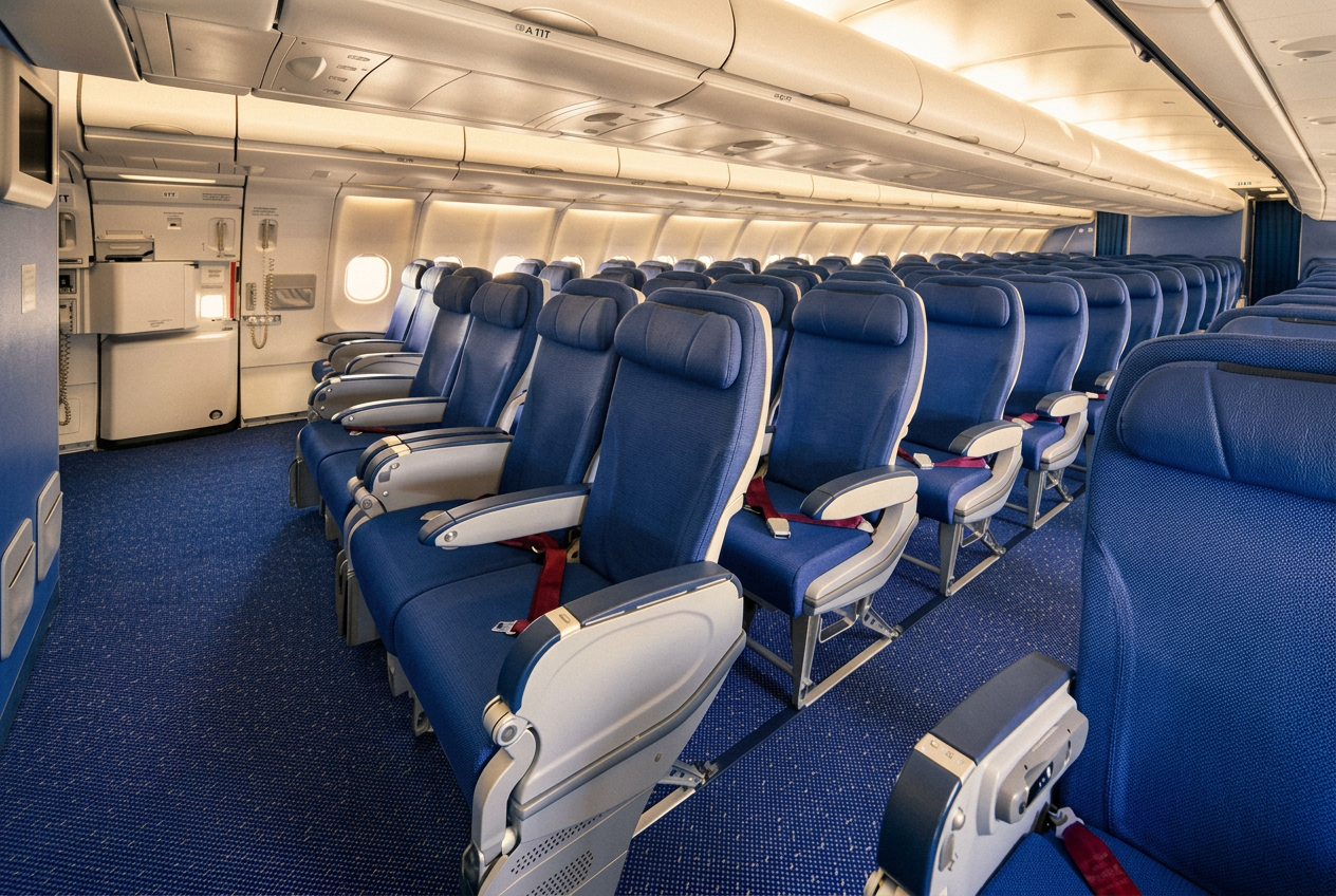 Mid-cabin · service door